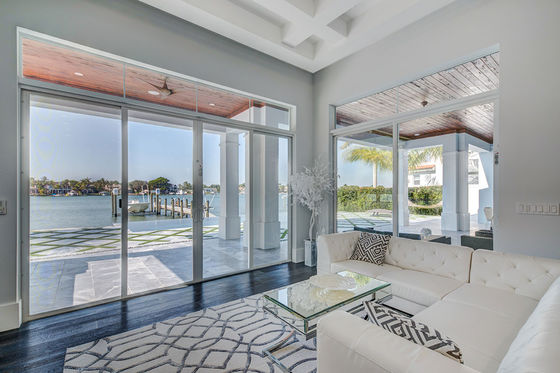 view from living room upon the intracoastal